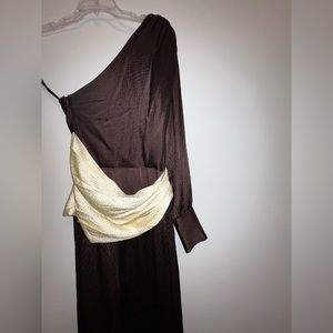 REBECCA DE RAVENEL One shoulder Gown